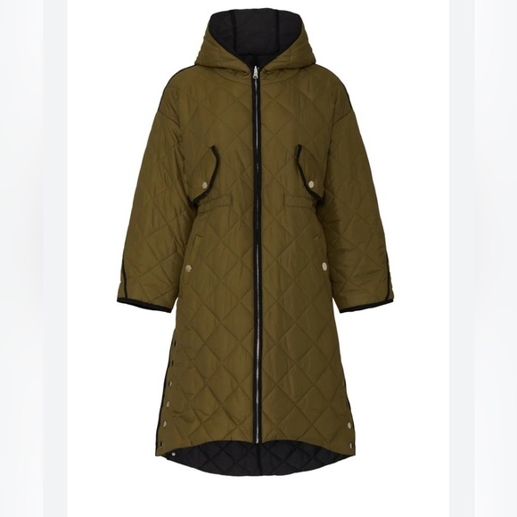 Maje Reversible Quilted Jacket size Large - Picture 2 of 16